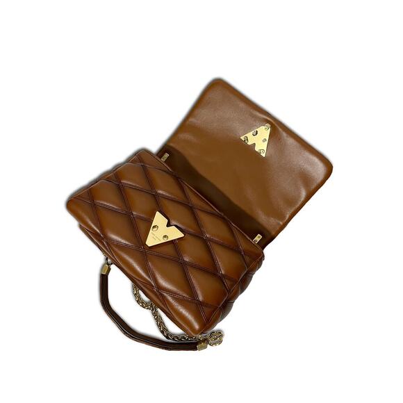 Louis Vuitton Lambskin Malletage GO-14 MM (Cognac) - Picture 4 of 7